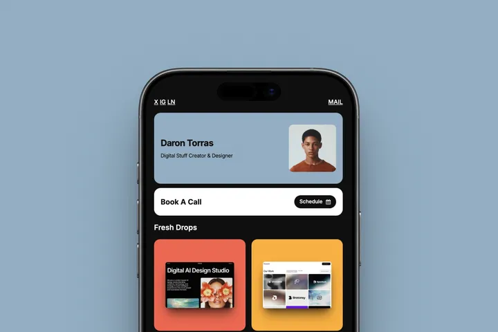 LNKO – Link in Bio Carrd Template [FREE]