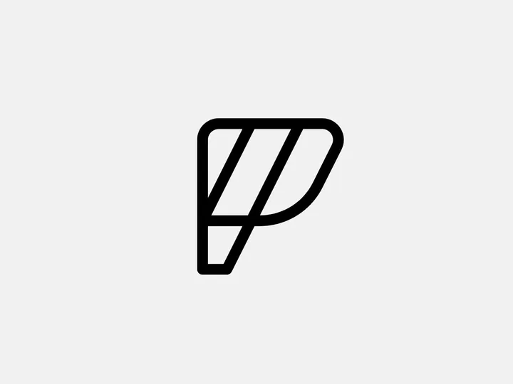 Geometric P Letter Logo Design Pixasquare