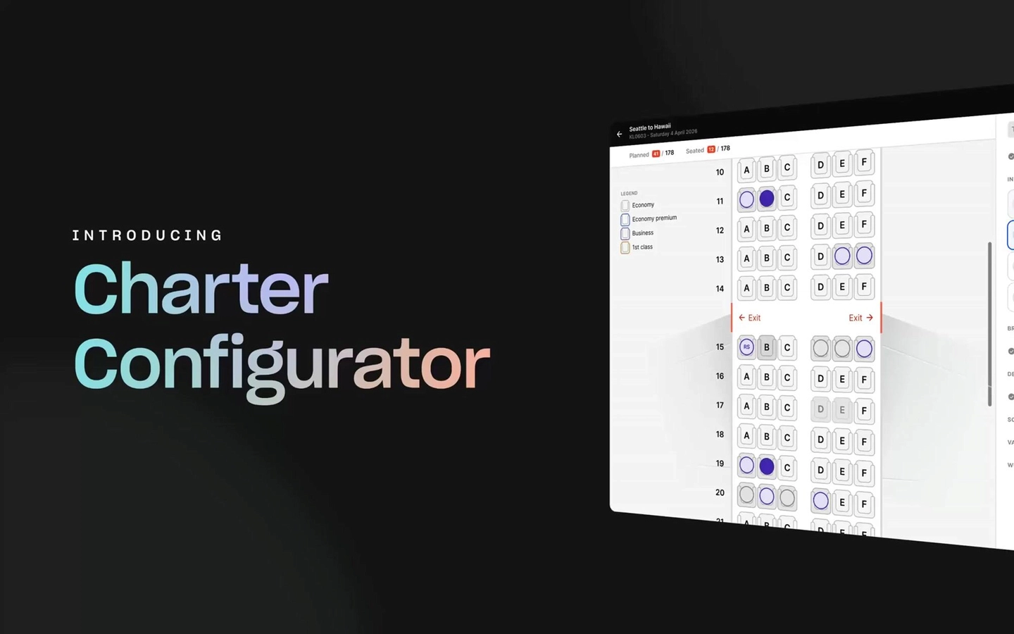 Charter Configurator — In2event