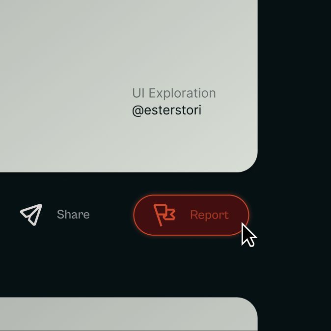 Report Button by Ester Stori on todays.design