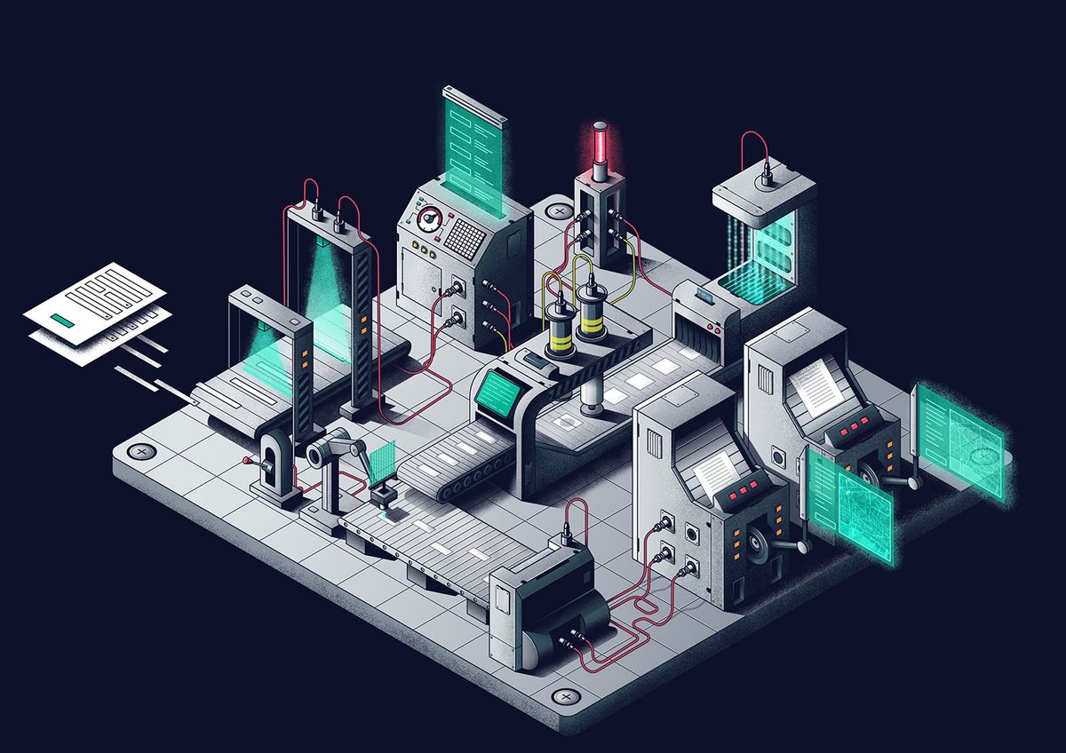 Data Processing Illustration by FT on todays.design