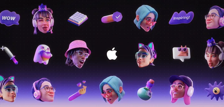 Apple 3D Illustrations
