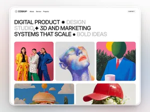 Coska - Free Framer Design Portfolio Template