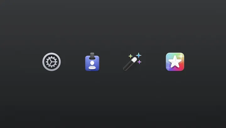 Settings Icons for Helm