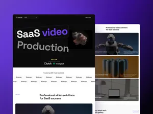 CineStudio SaaS Video Production Web Design 