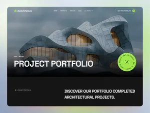 Axiom Nexus Architecture Agency website Template