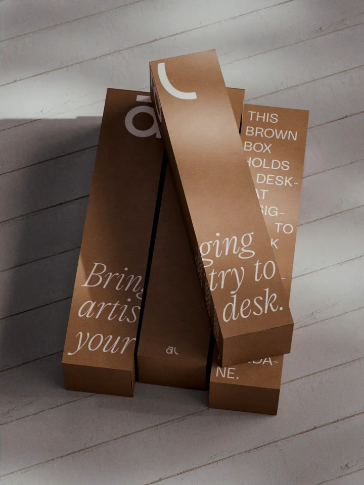 Akuko Labs Deskmat Packaging