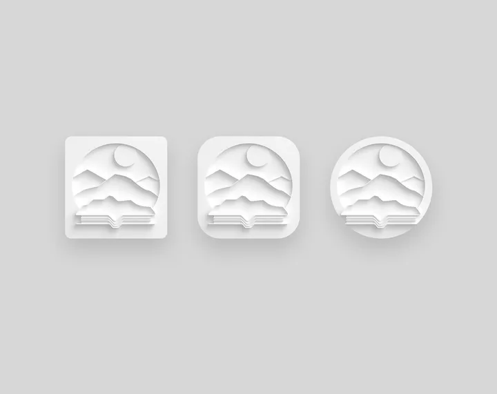Hondana - 本棚 | Concept App Icon